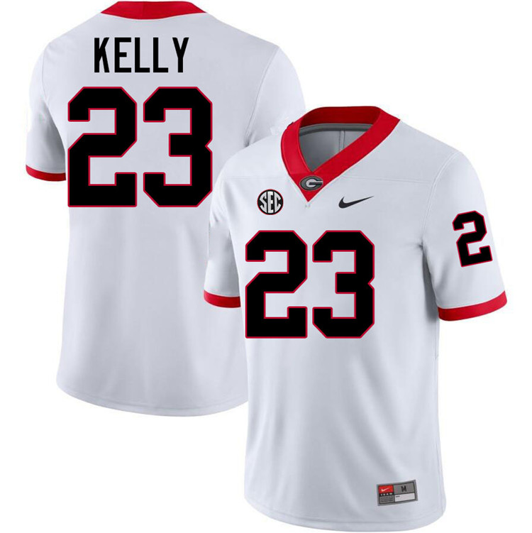 Dominick Kelly Georgia Jersey,University Of Georgia Bulldogs Football Jersey,Uniforms,Gears-White